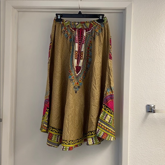 Beautiful Dashiki African Print Skirt OSFM - Picture 6 of 7